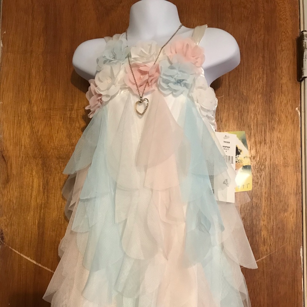 NWT biscotti flower dress size 4